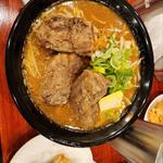 角煮軟骨味噌ラーメン(熟成味噌ラーメン専門店 ミソウソツカナイ岐阜店)