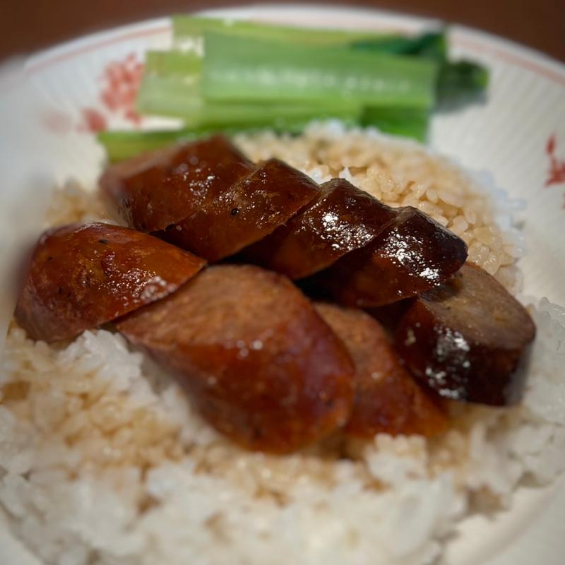 腸詰の焼きものご飯(香港焼味酒家  赤坂離宮)