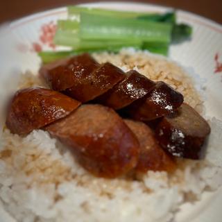 腸詰の焼きものご飯(香港焼味酒家  赤坂離宮)