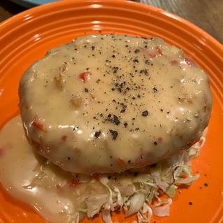 メンチカツのオーロラソース(トンボバル 所沢西口店)