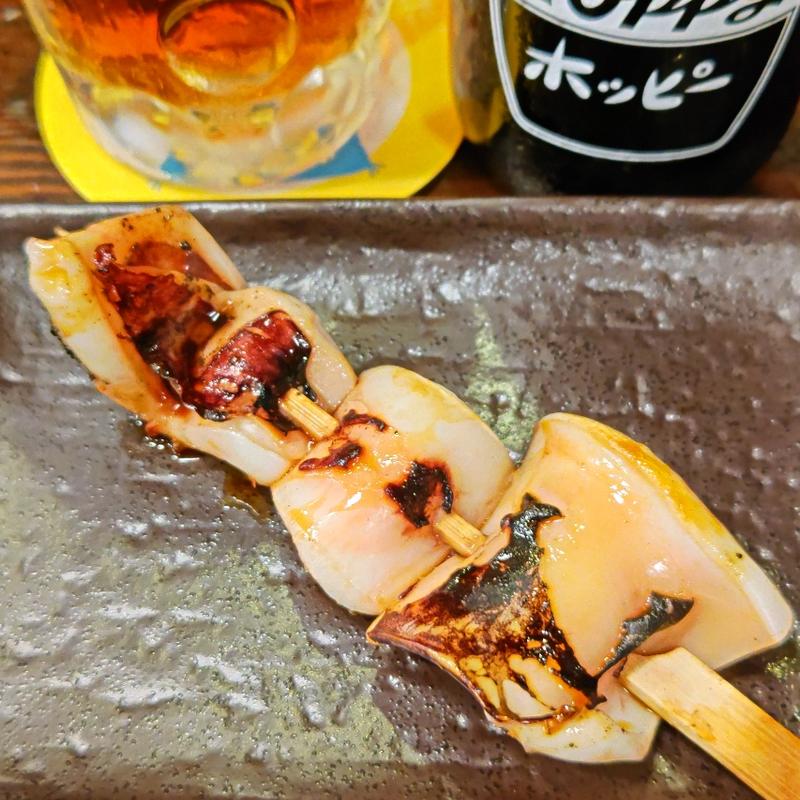 イカ串(炭火やきとりオオギヤ 横浜関内店)