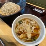 豚肉つけそば(生そば あずま 川島町店)