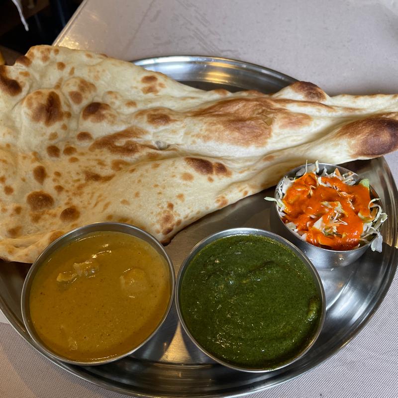 Bセット　カレー二種類(タージマハル)