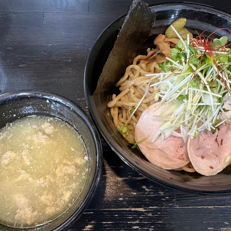 大山鶏しおつけ麺(麺や 笑 ～sho～)