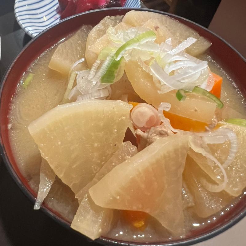 豚汁小(たぬき )