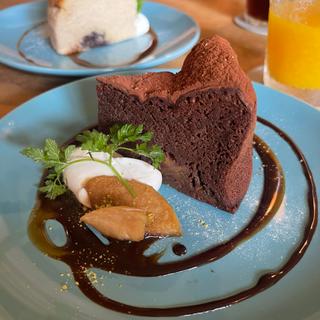 黒糖チャイとりんごのガトーショコラ(キッチン （Kitchen）)