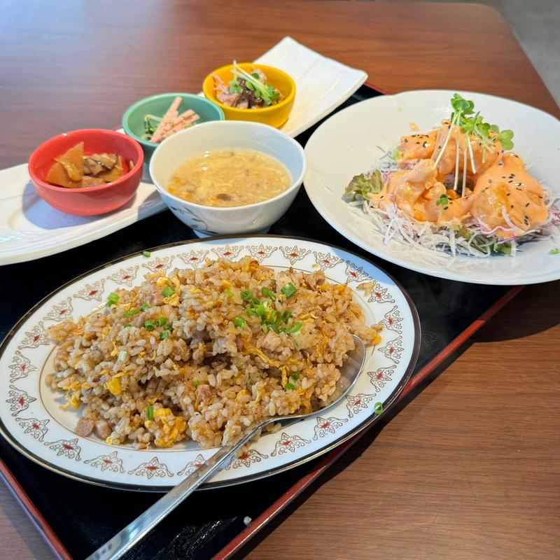 王家セット(えびマヨ、チャーハン)(中国料理 王家)