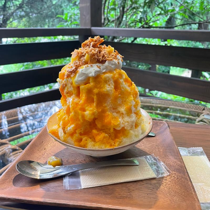 マンゴーかき氷(cocoai 大和高原店)