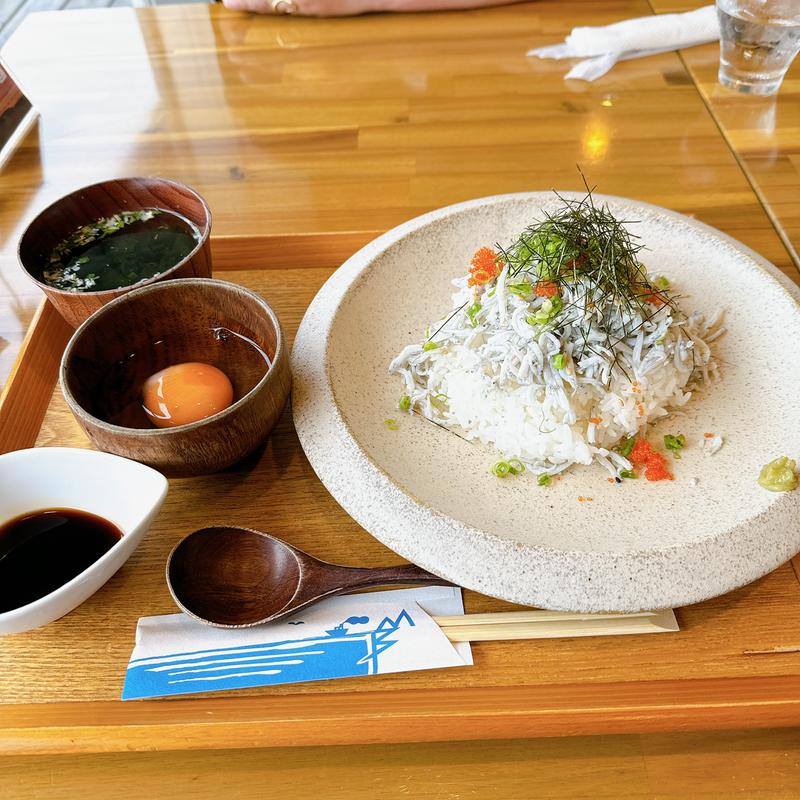 シラス丼(道の駅 ふたみ )