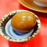 燻製味玉子(無添加つけ麺 手打ち中華蕎麦 手づくり餃子 和の華)