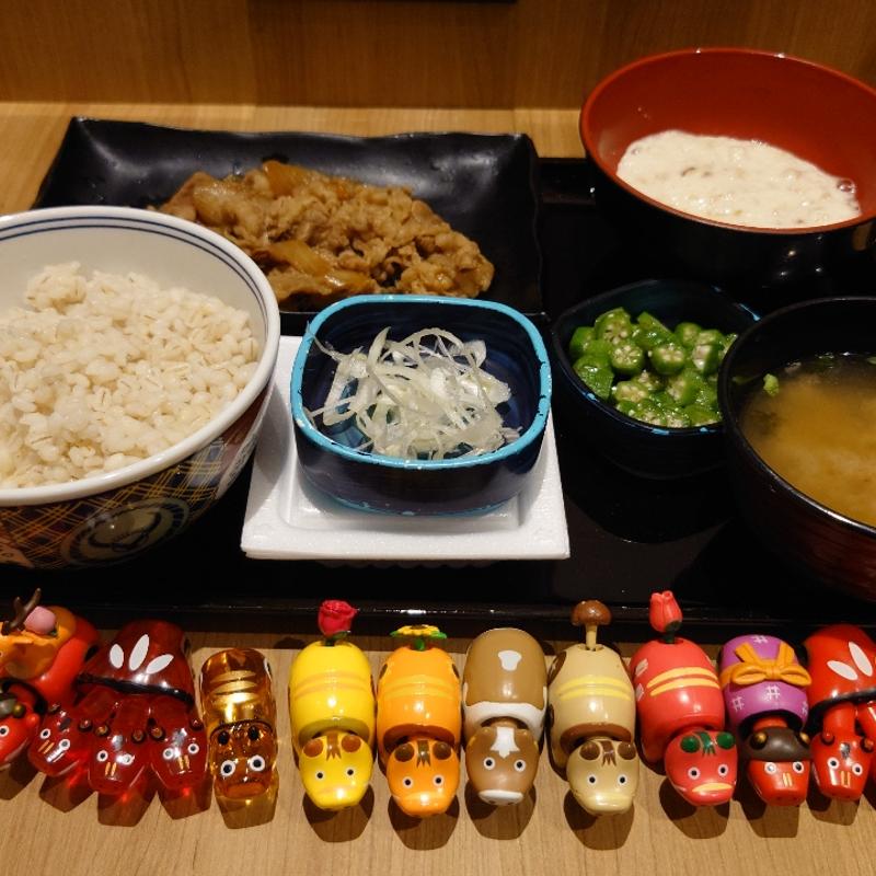 牛皿麦とろ御膳(吉野家 49号線郡山西店 )