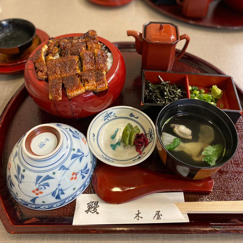 特上ひつまぶし（肝吸い付き）(鰻木屋)