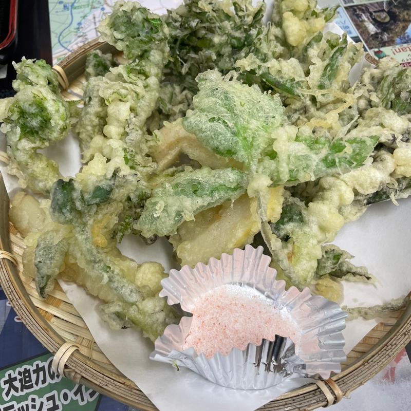 日替わり野菜天(蕎麦茶屋 榛名山 本坊)