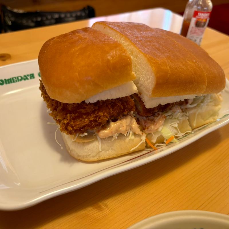 エビカツサンド(コメダ珈琲店 長岡今朝白店 )