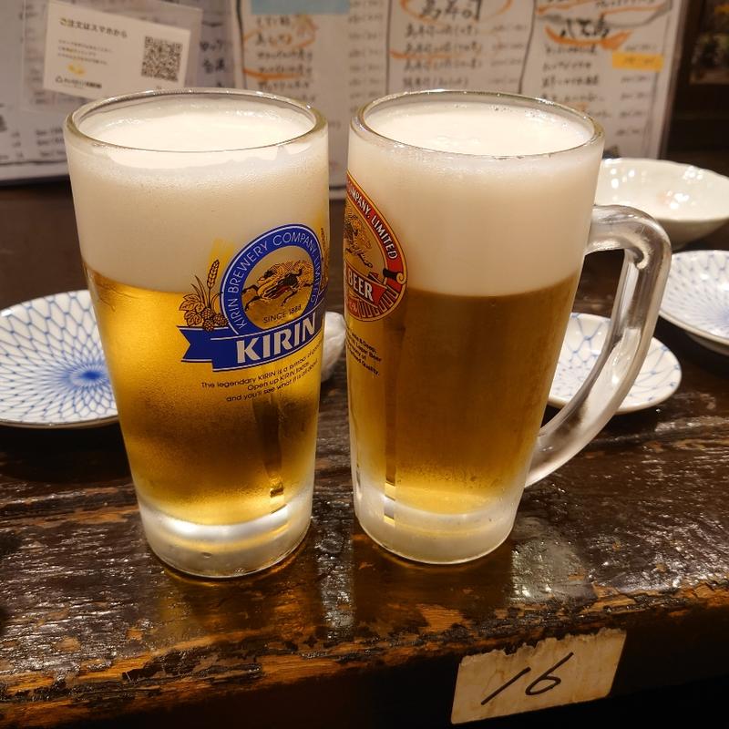 生ビール（キリン一番しぼり）(源八船頭 新小岩店)