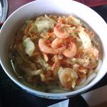 海鮮かきあげうどん　温