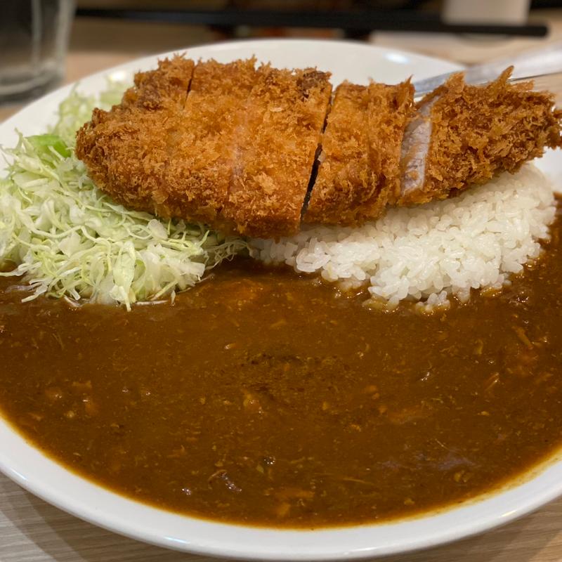 ロースカツカレー➕ルー大盛(とんかつ檍のカレー屋　いっぺこっぺ　飯田橋店)