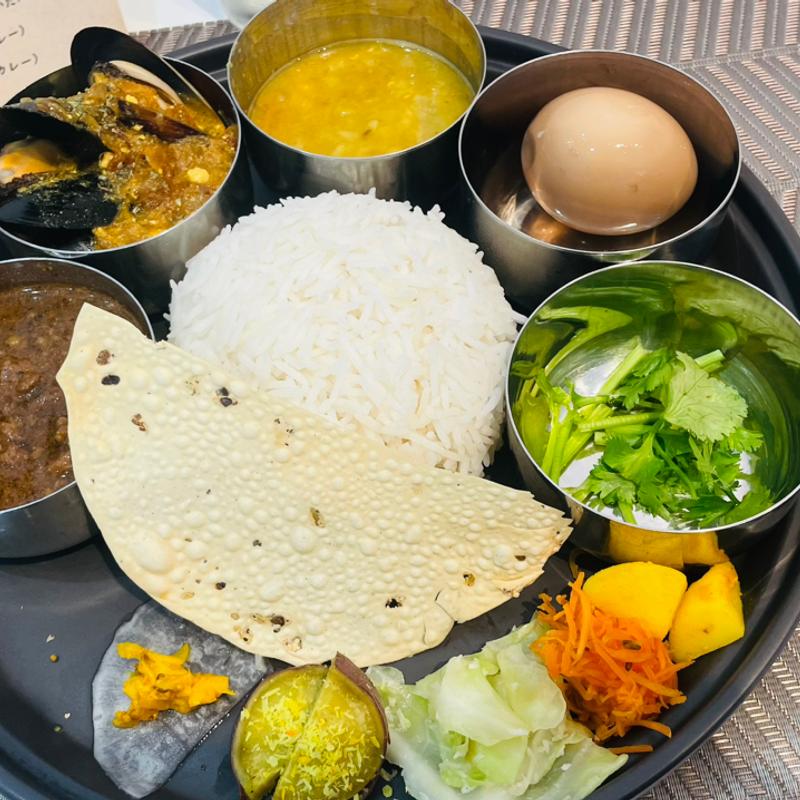 ミールス（カレー2種）(SpiceBooksPRAyER（プレア）)