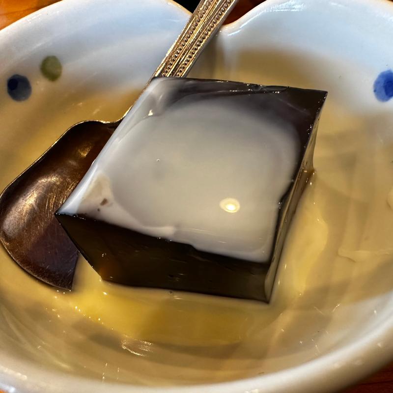 コーヒーゼリー（ばらちらしのデザート）(江戸ッ子寿司)