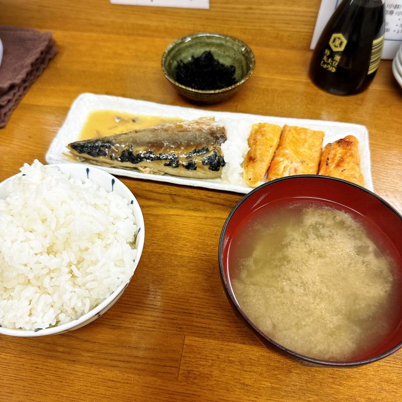 さばのみそ煮・鮭ハラス塩焼(魚力)