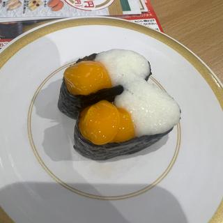 卵黄とろろ軍艦(かっぱ寿司 三木店)