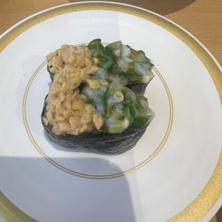 いかオクラめかぶ納豆軍艦(かっぱ寿司 三木店)