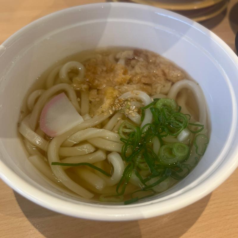 かけうどん(かっぱ寿司 三木店)