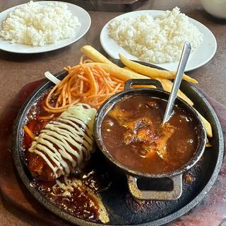 ごち盛りランチ(ハローキッド 太平通店)