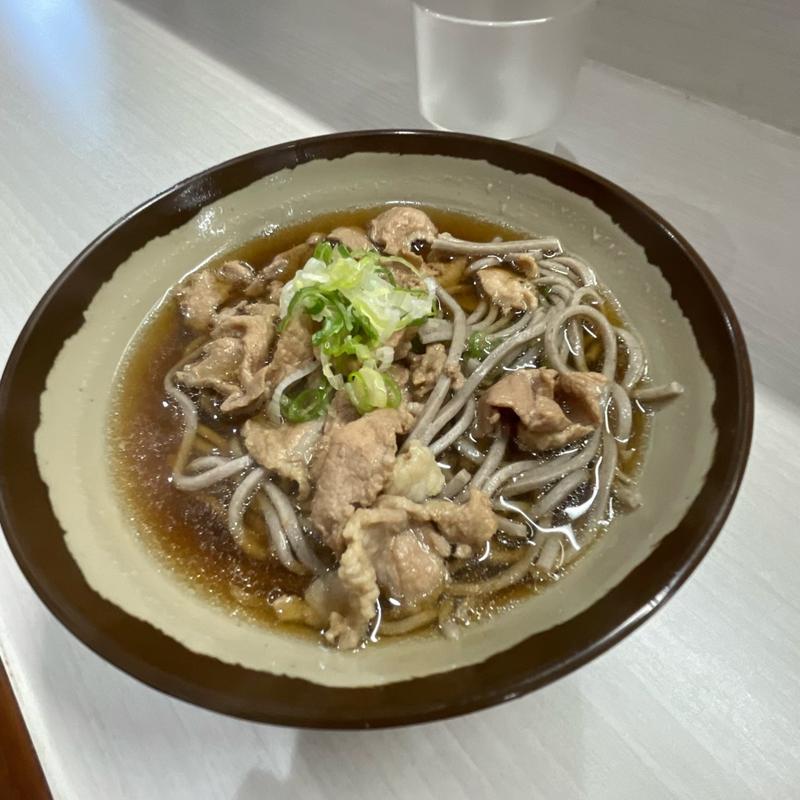 肉そば(ひなた山蕎麦)