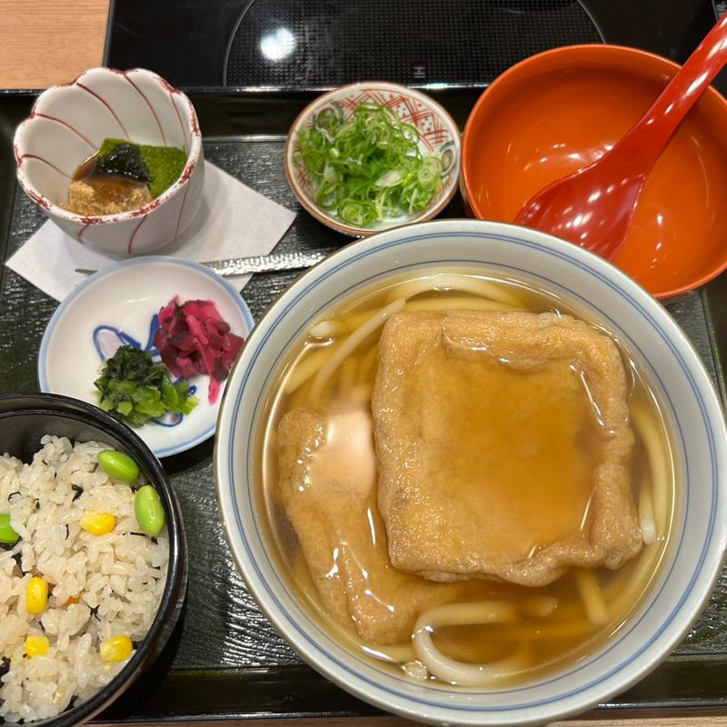 きつねうどんセット(美々卯 新大阪店 （みみう）)