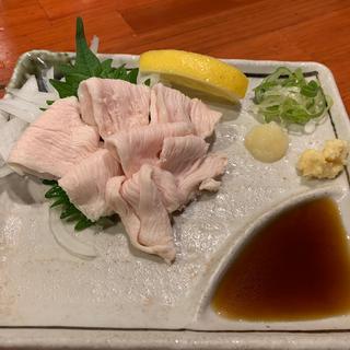特上むねの霜降り刺身(備長炭串焼 馳走庵 )