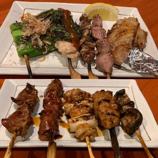 串焼き十本コース(備長炭串焼 馳走庵 )