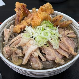 冷たい肉そば ゲソ天トッピング(藤七 本町分店)