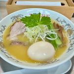 だし味玉塩こってり(ラーメン専科 竹末食堂)