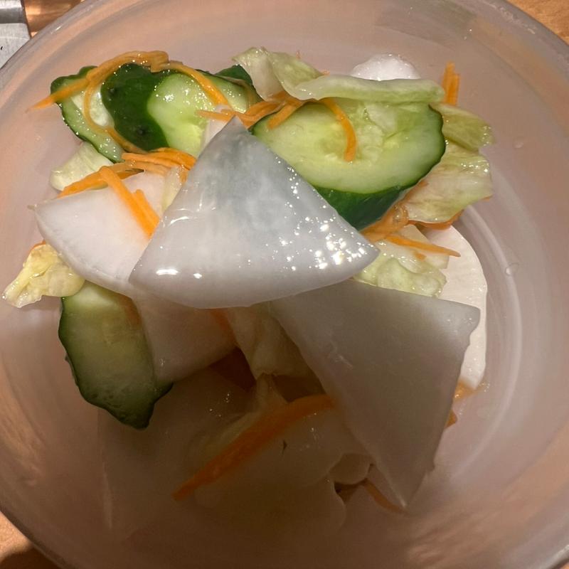 ぴり辛漬物(居酒屋 楽笑)