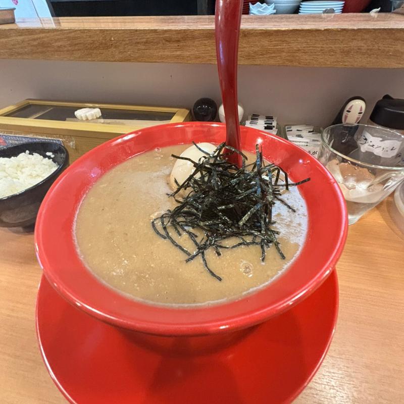 どろそば魚介　味玉(らーめん骨研究所)