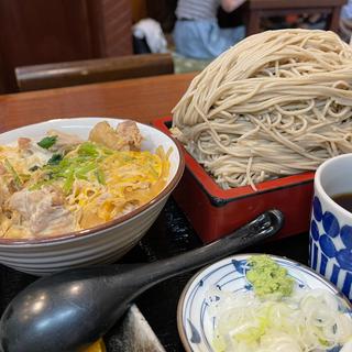 ミニ親子丼セット　大盛り(くろむぎ堂)