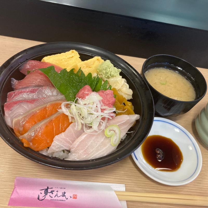五色丼(すしざんまい 東陽町店)