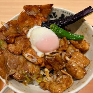 ゆめの大地✖️大トロホルモン合盛丼(㐂久好 イオンモール旭川駅前店)