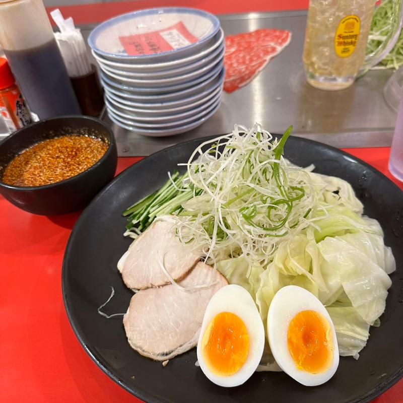 広島つけ麺半熟玉子付き（並）(広島乃風)