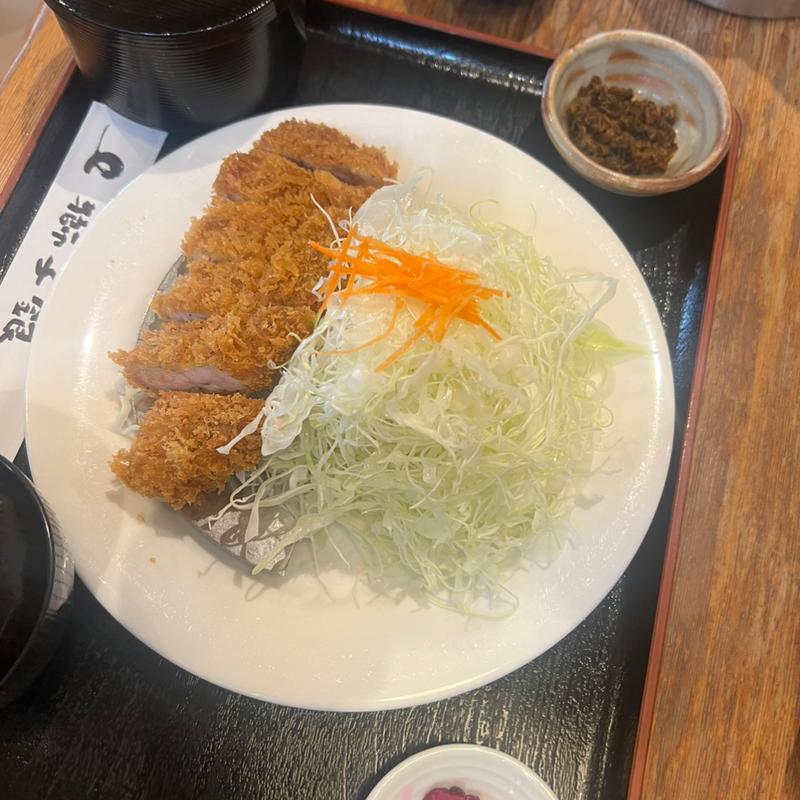 ロースカツ定食(獅子銀 とうじょう店（道の駅 とうじょう）)