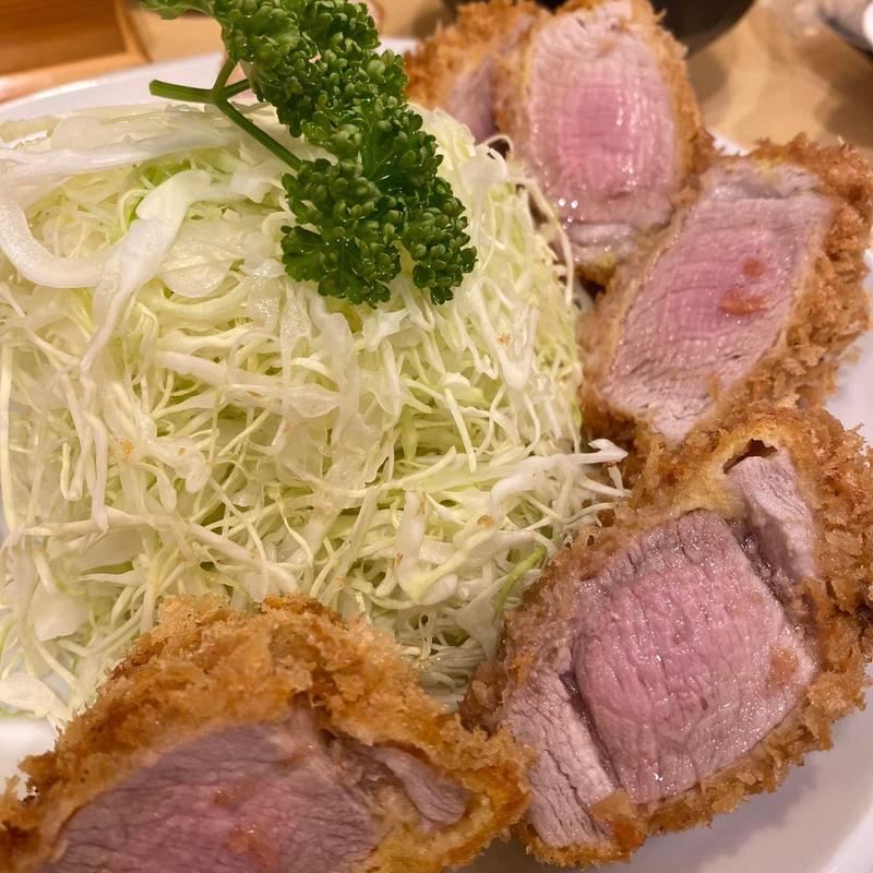 ヒレカツ定食(とんかつ燕楽 （エンラク　池上）)