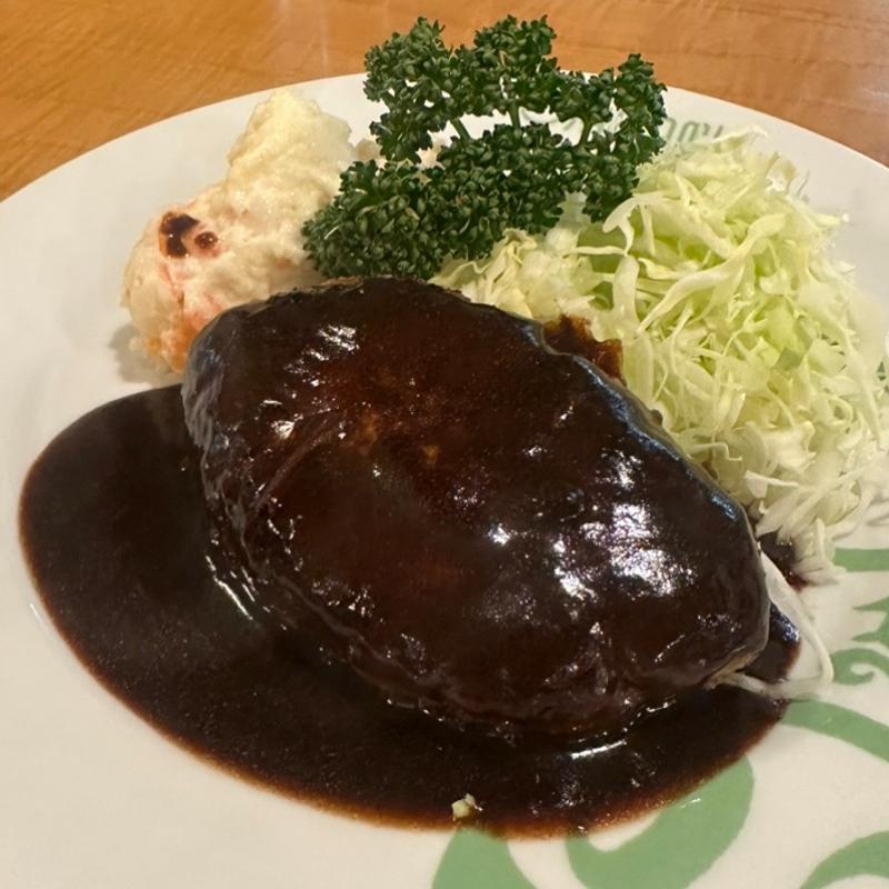 ハンバーグステーキ(洋食 ヨシカミ)