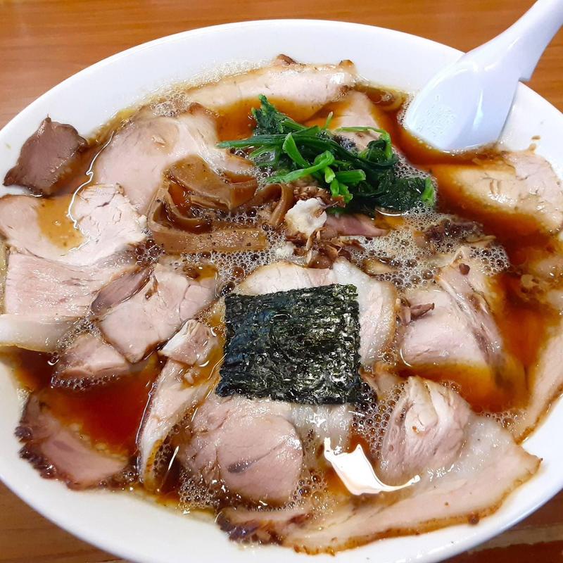 正油チャーシュー 大盛り(ヒグマ 長岡店)