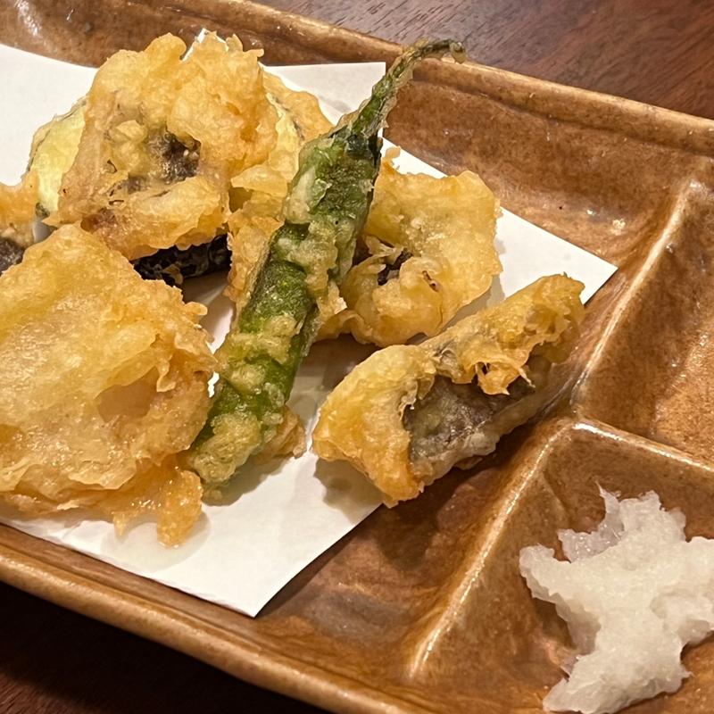 ハモ天ぷら(茄子美)