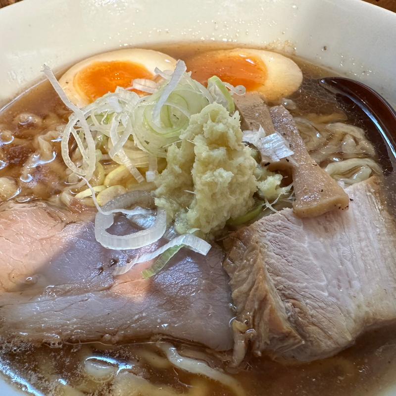 味玉ラーメン 生姜トッピング(麺や うから家から)