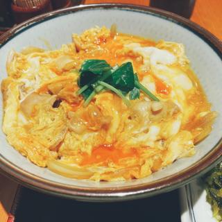 親子丼&ミニそばセット(御鷹茶屋)