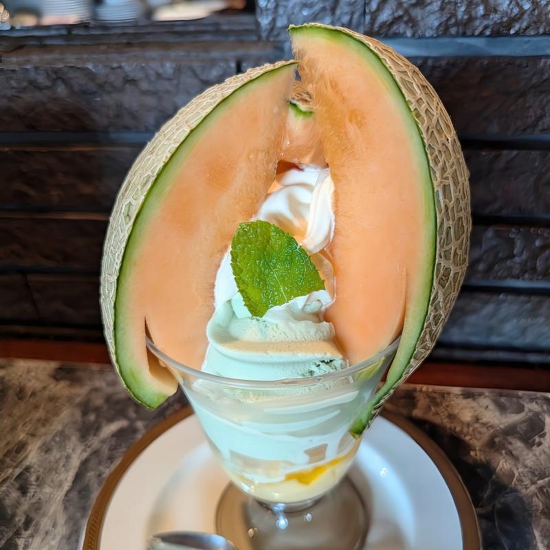 メロンパフェ(コーヒーハウスホアンカン )