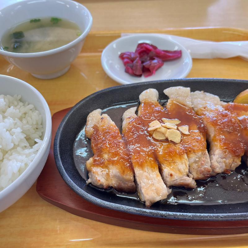 ポークジンジャーステーキ(焼きとん ひだか)