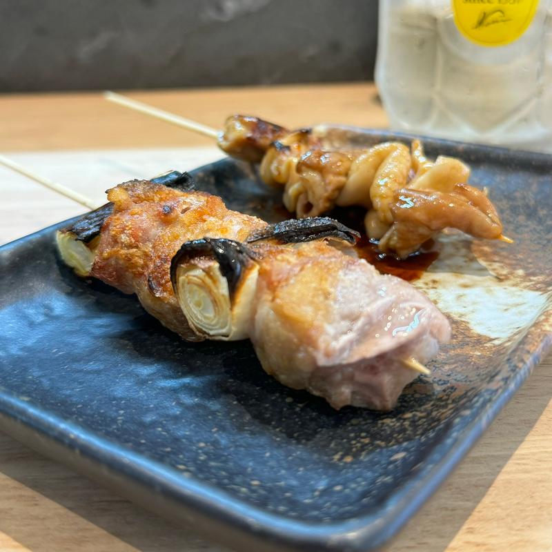 とんやき、豚バラネギマ(八事 あさ乃)